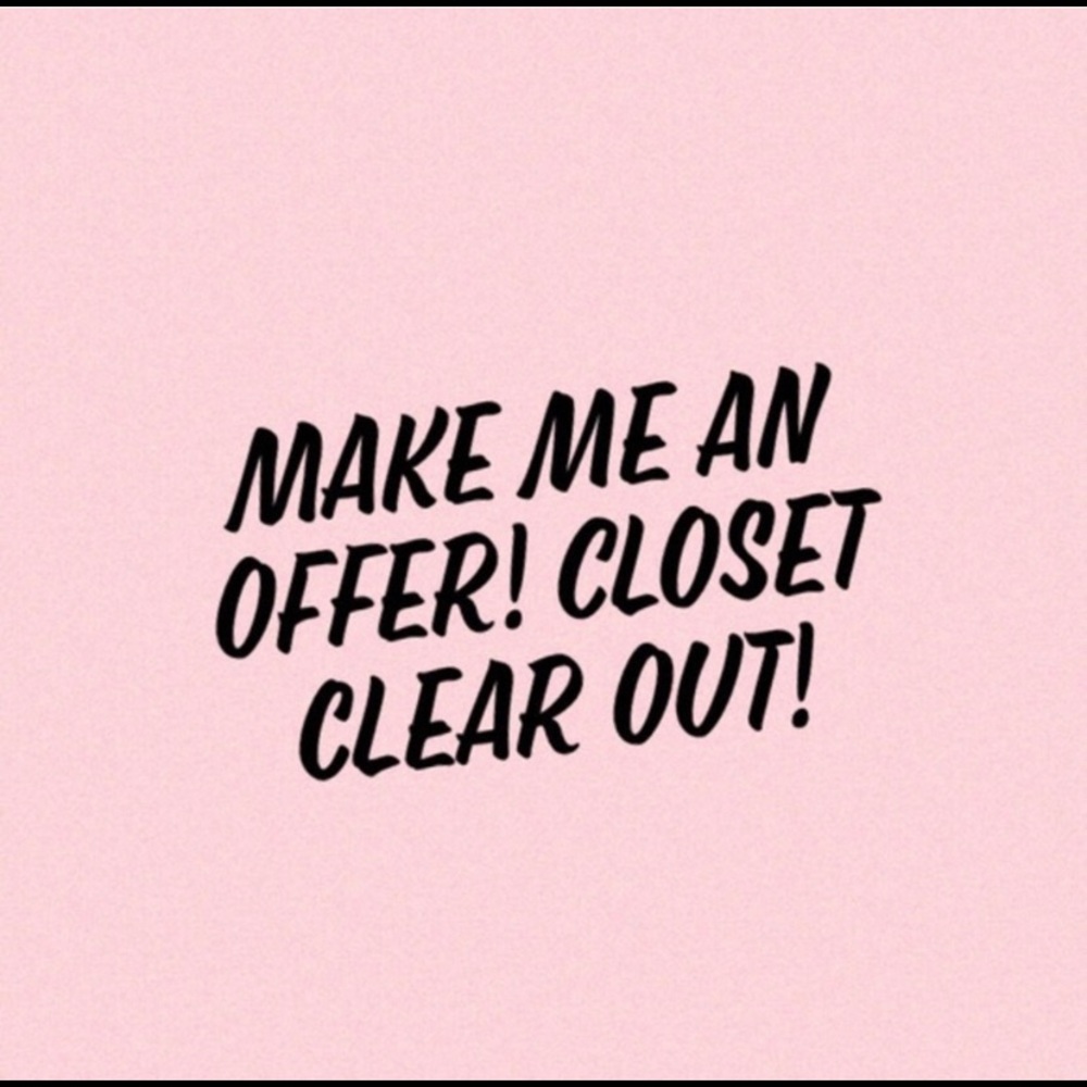 Closet clear-out!